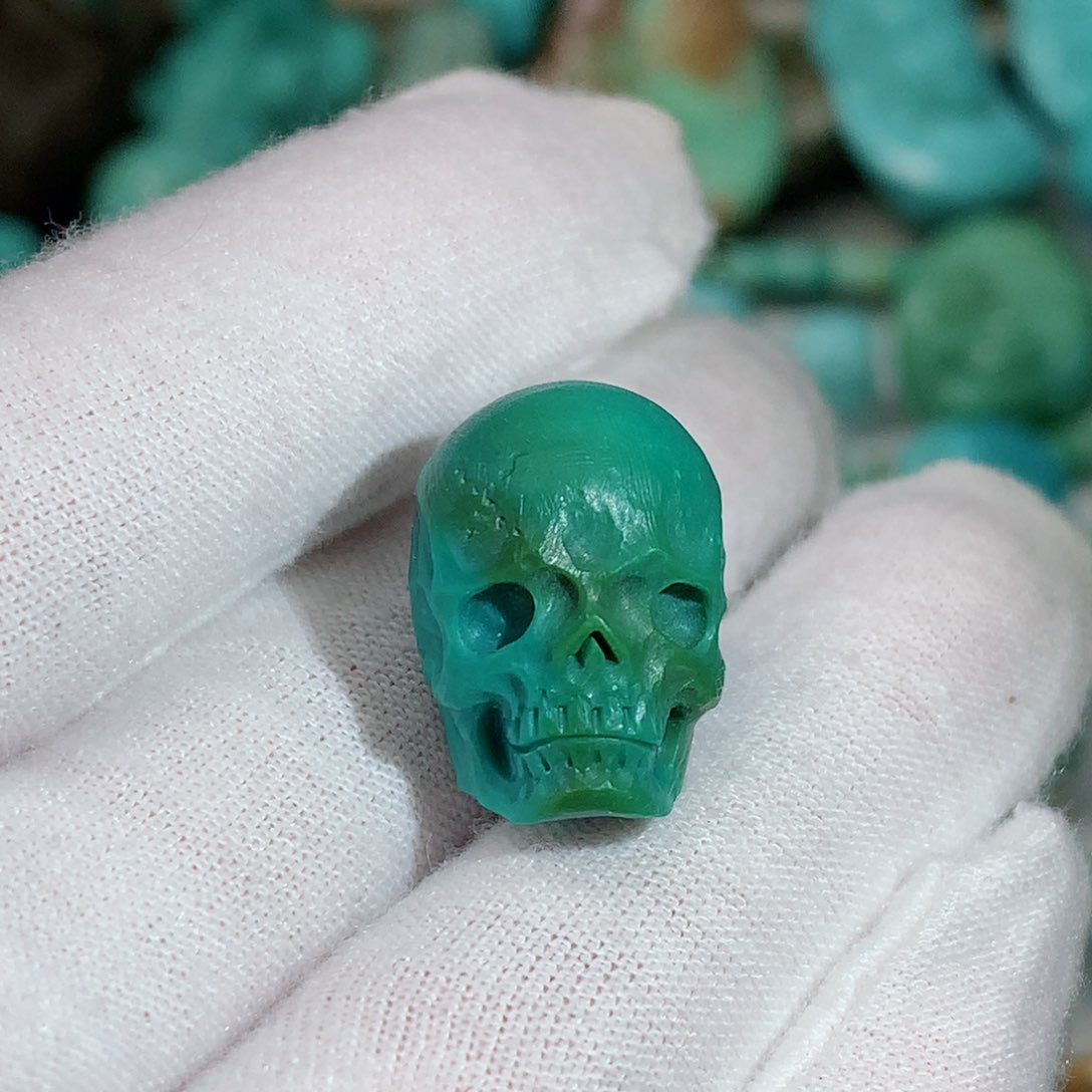 绿松石珠宝奇石未镶嵌