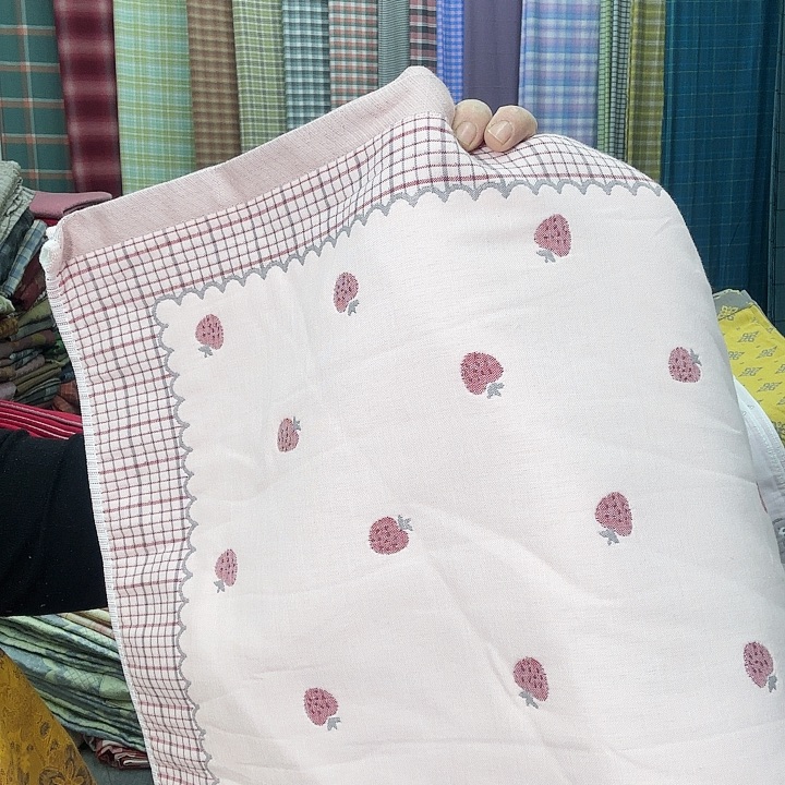 棉中号枕巾40×60左右