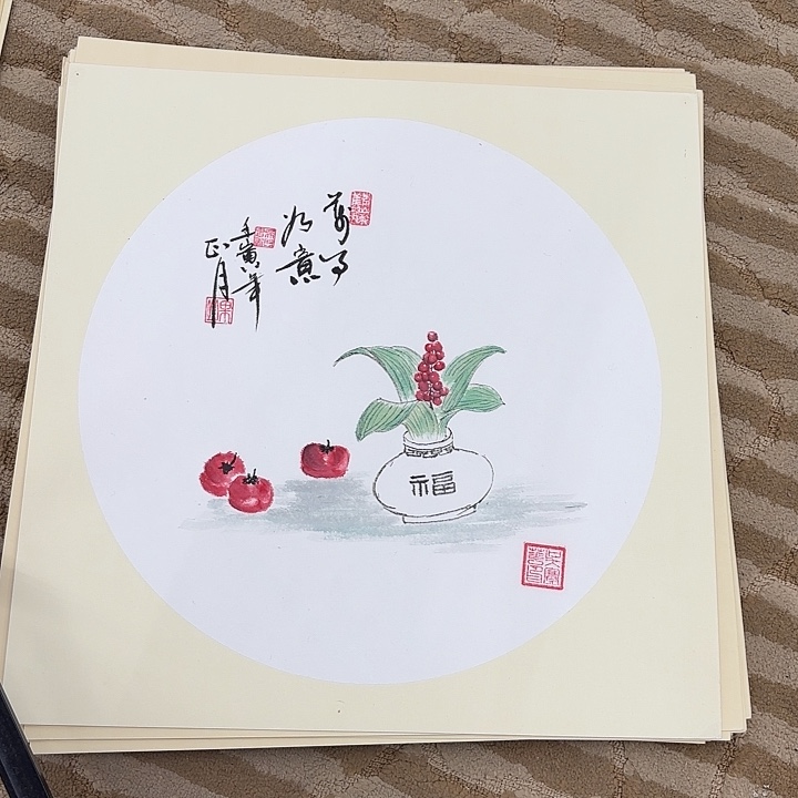 国画花鸟的故事在我心中38.38