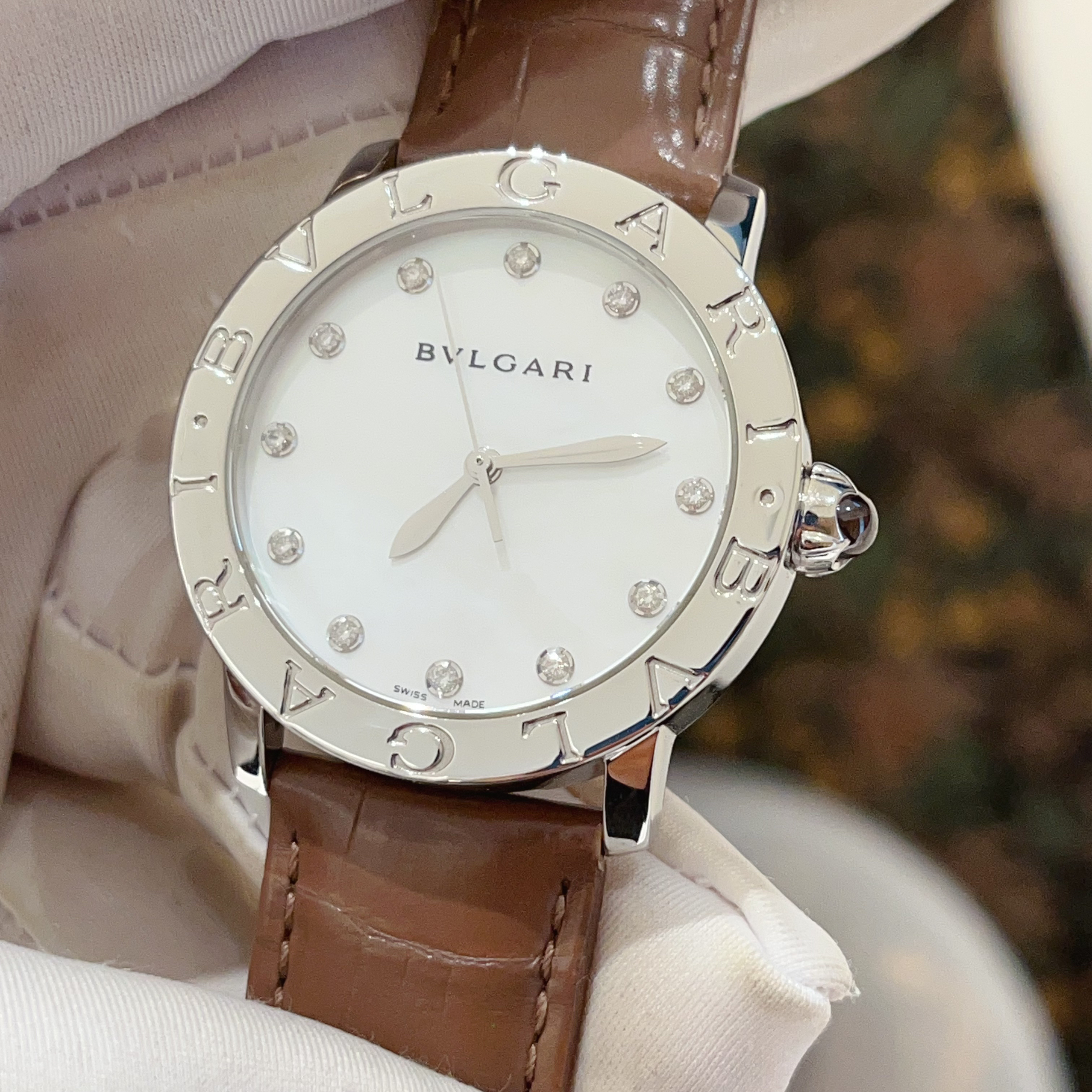 99新 BVLGARI/宝格丽 99新原钻宝格丽BB系列37mm自动机械