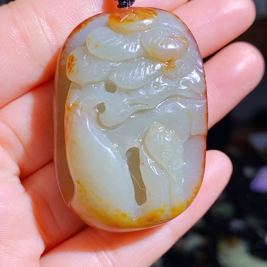 和田玉颈饰未镶嵌