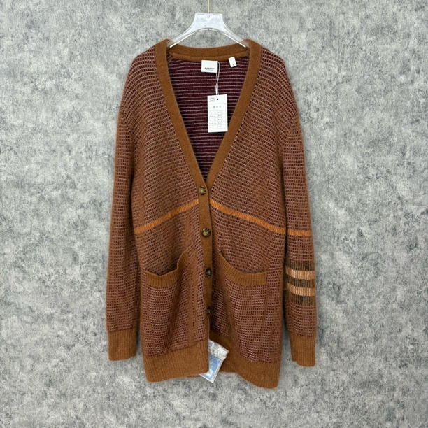 95新 BURBERRY/博柏利 Burberry棕色开衫【专属】