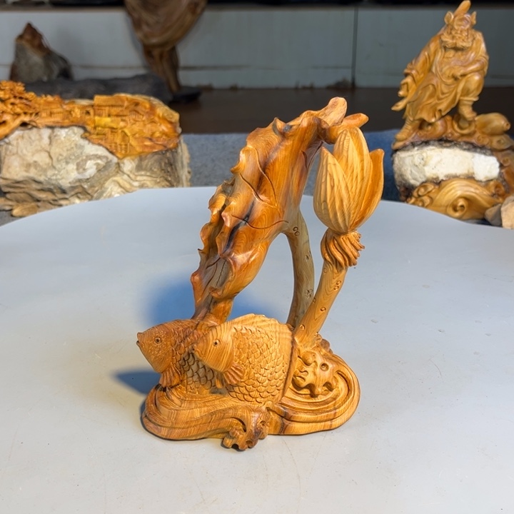 柏木（崖柏）根雕工艺摆件