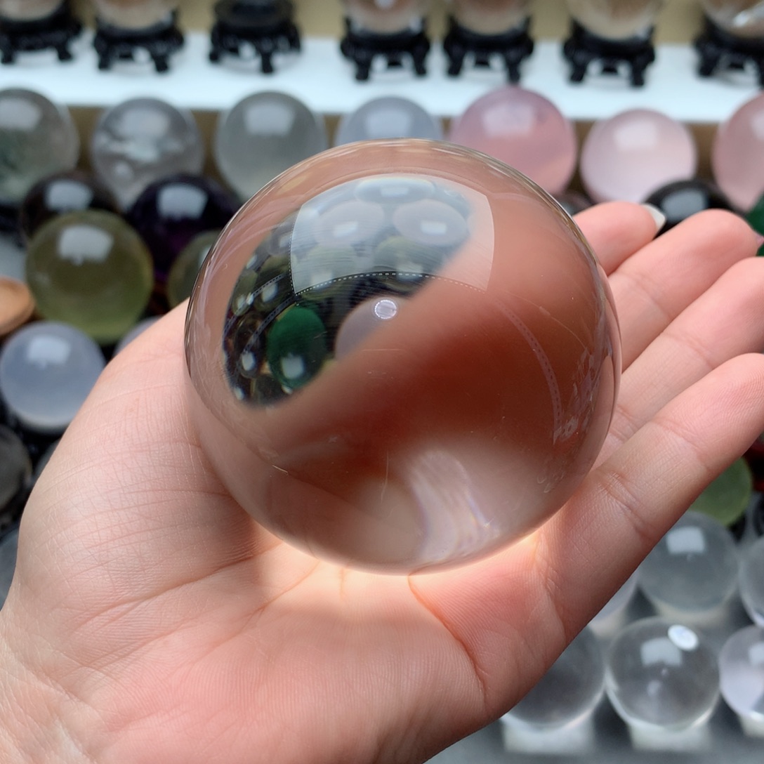 【闪购商品】水晶天然水晶球摆件未镶嵌三*