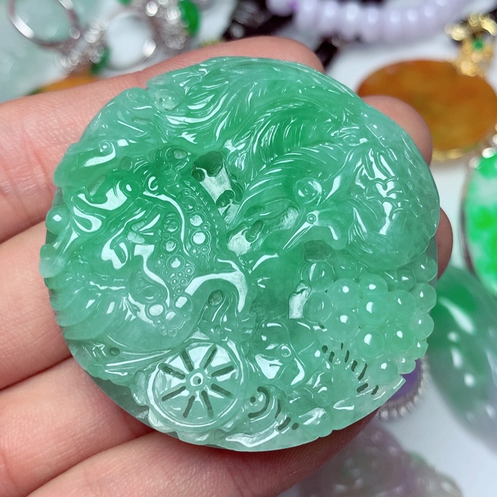 翡翠吊坠(不含链)未镶嵌