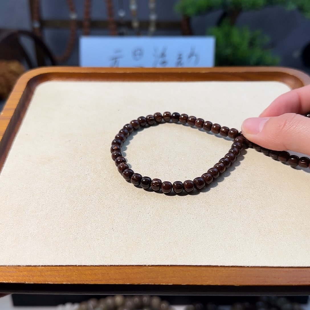 吊坠菩提根/象牙果人**多紫金库克单圈