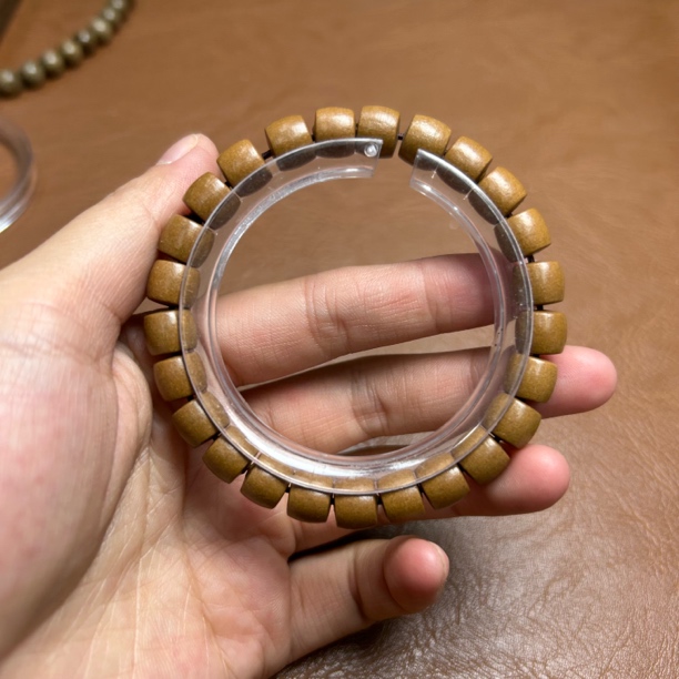 a720鹅梨帐中香合香珠 卡0.8直切单圈手串（不能碰水）