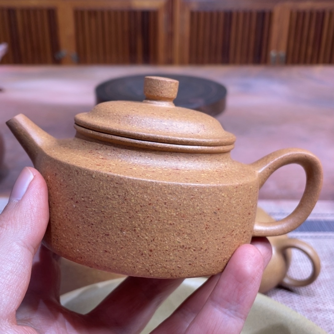 平***月紫砂茶壶宜兴紫砂原矿紫砂壶