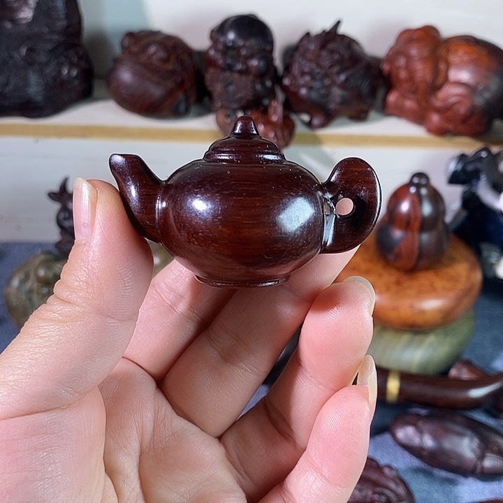 非洲紫檀（红花梨）把把壶把把壶