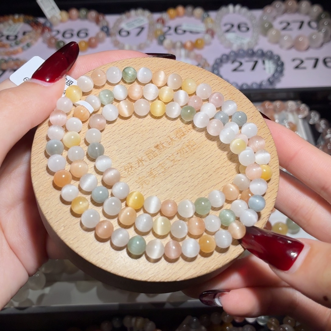 水晶未镶嵌手链276号多样性发一X 6+