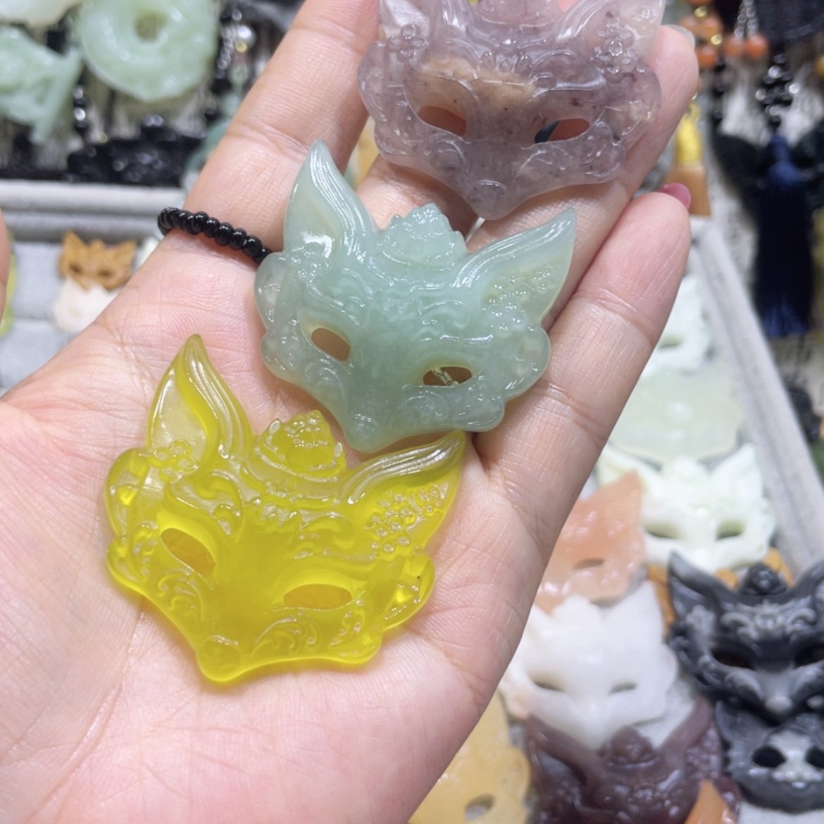 【闪购商品】岫玉未镶嵌颈饰妍****宝75吊坠