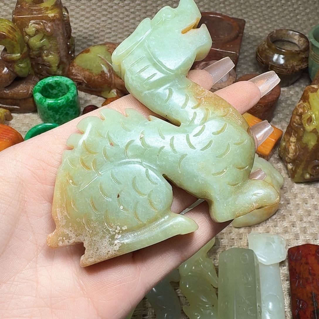 白玉菩提吊坠挂件