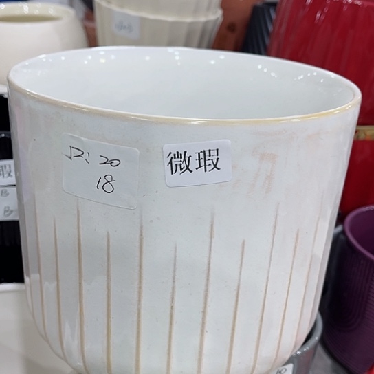 多肉绿植陶瓷花盆9.9包邮，有孔