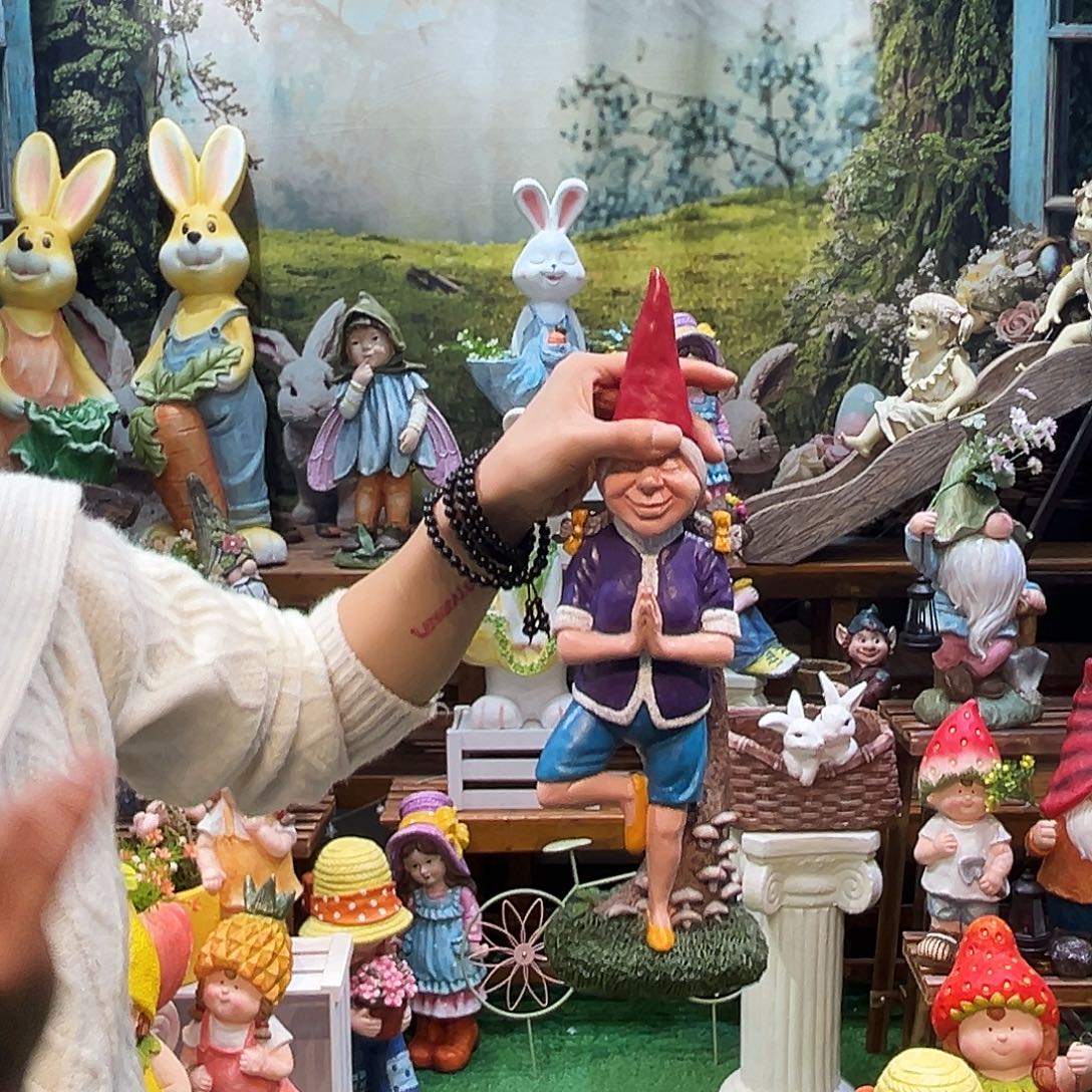 花园摆件红红火火