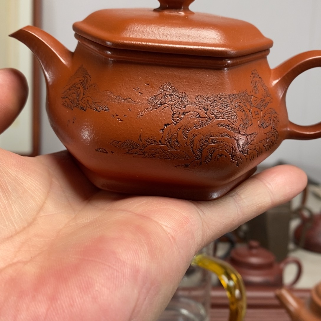 紫砂茶壶原矿泥料传统工艺制作
