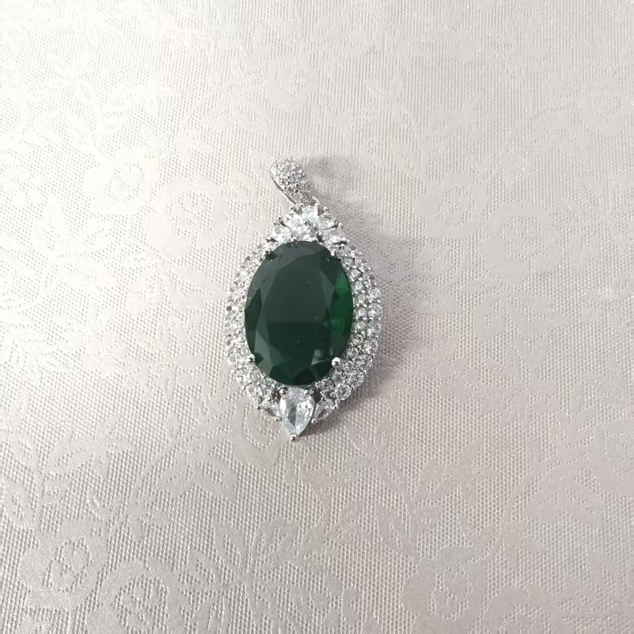 【ANNA严选】时尚精美高级绿首饰D368