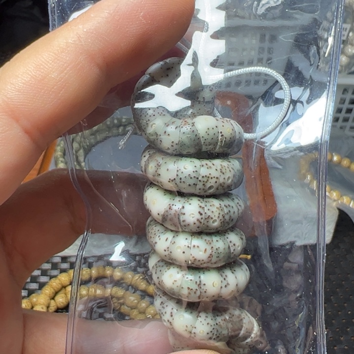 星月菩提手串猪大肠8左右石玉