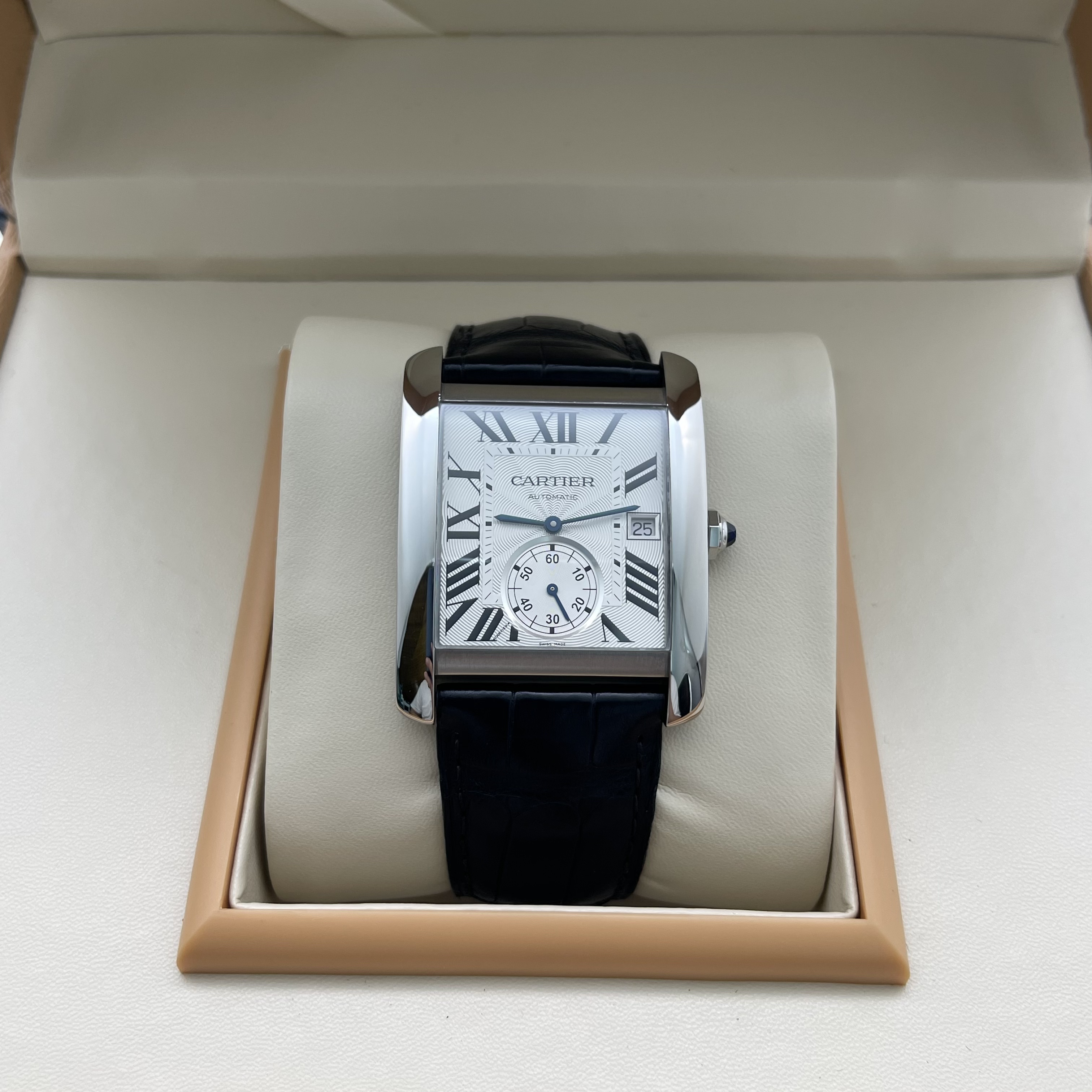 95新 Cartier/卡地亚 坦克/A83364/自动机械/表径34*44mm
