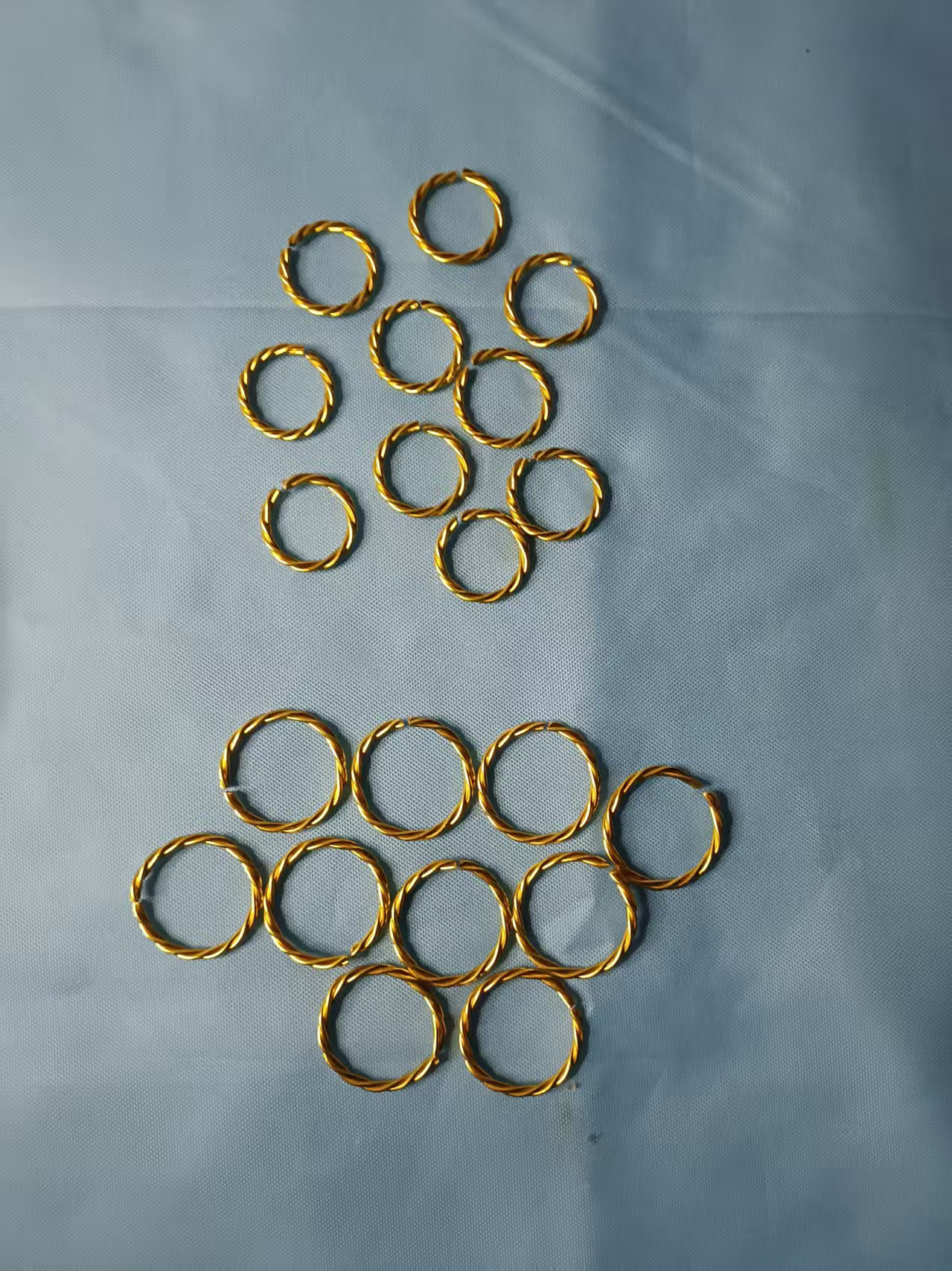金钰手作钩织玩偶哪吒用的项圈10个大的10个小的一共20个