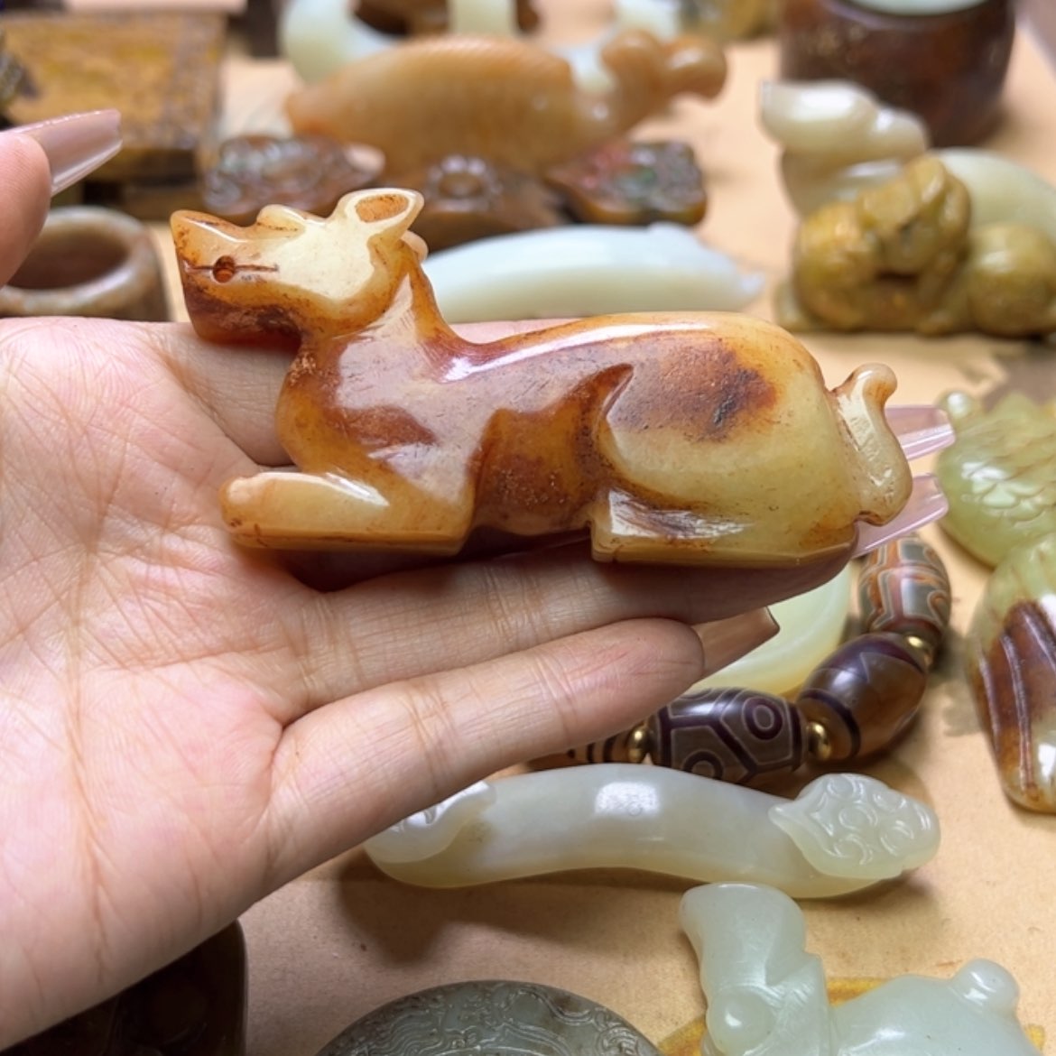 【闪购商品】蛇纹石玉颈饰未镶嵌