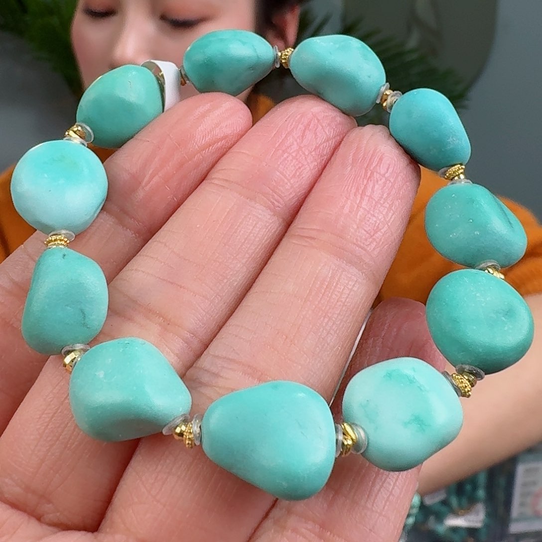 绿松石珠宝奇石未镶嵌