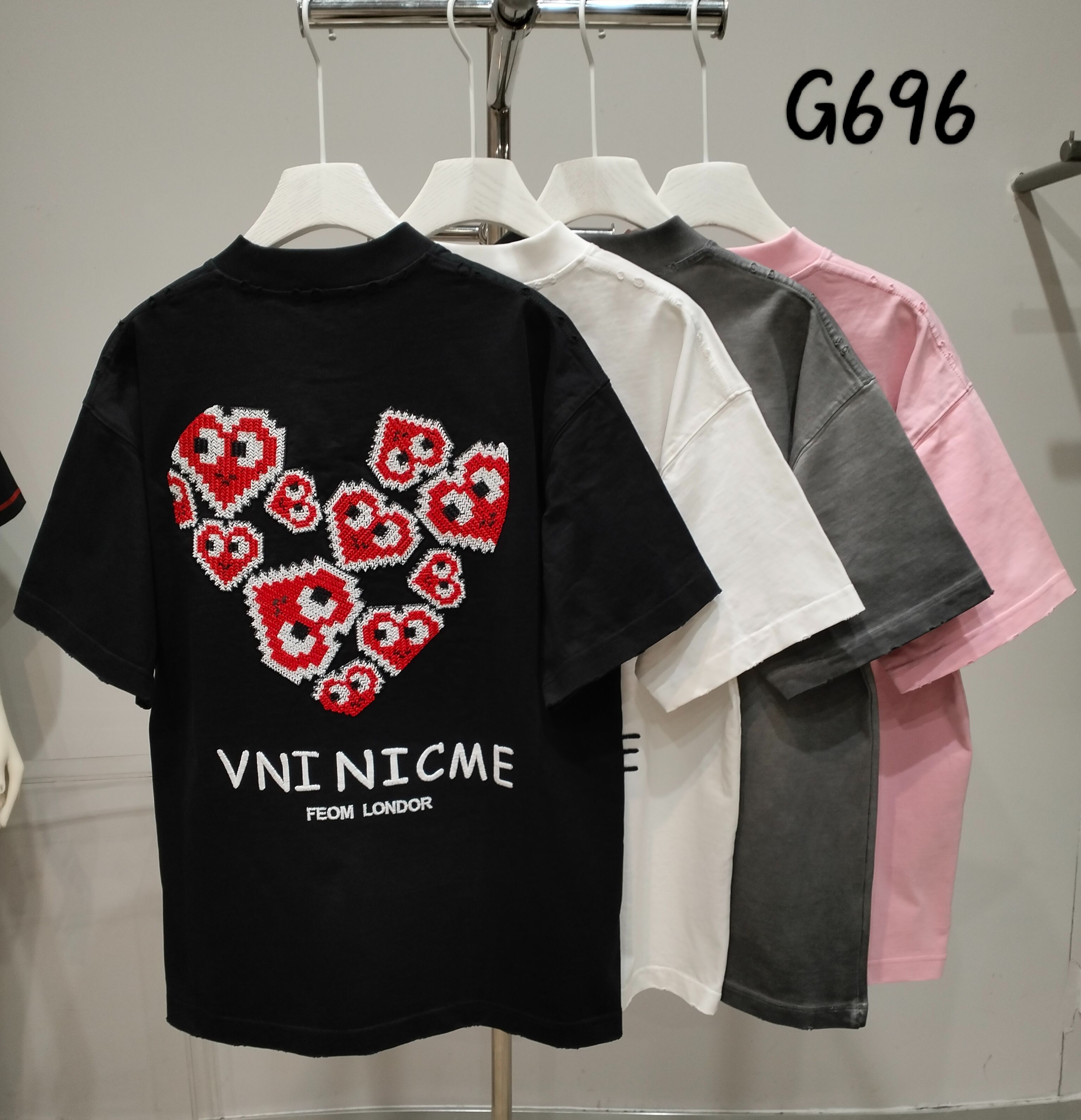 G696【慧】 夏季顶奢潮流设计款短袖