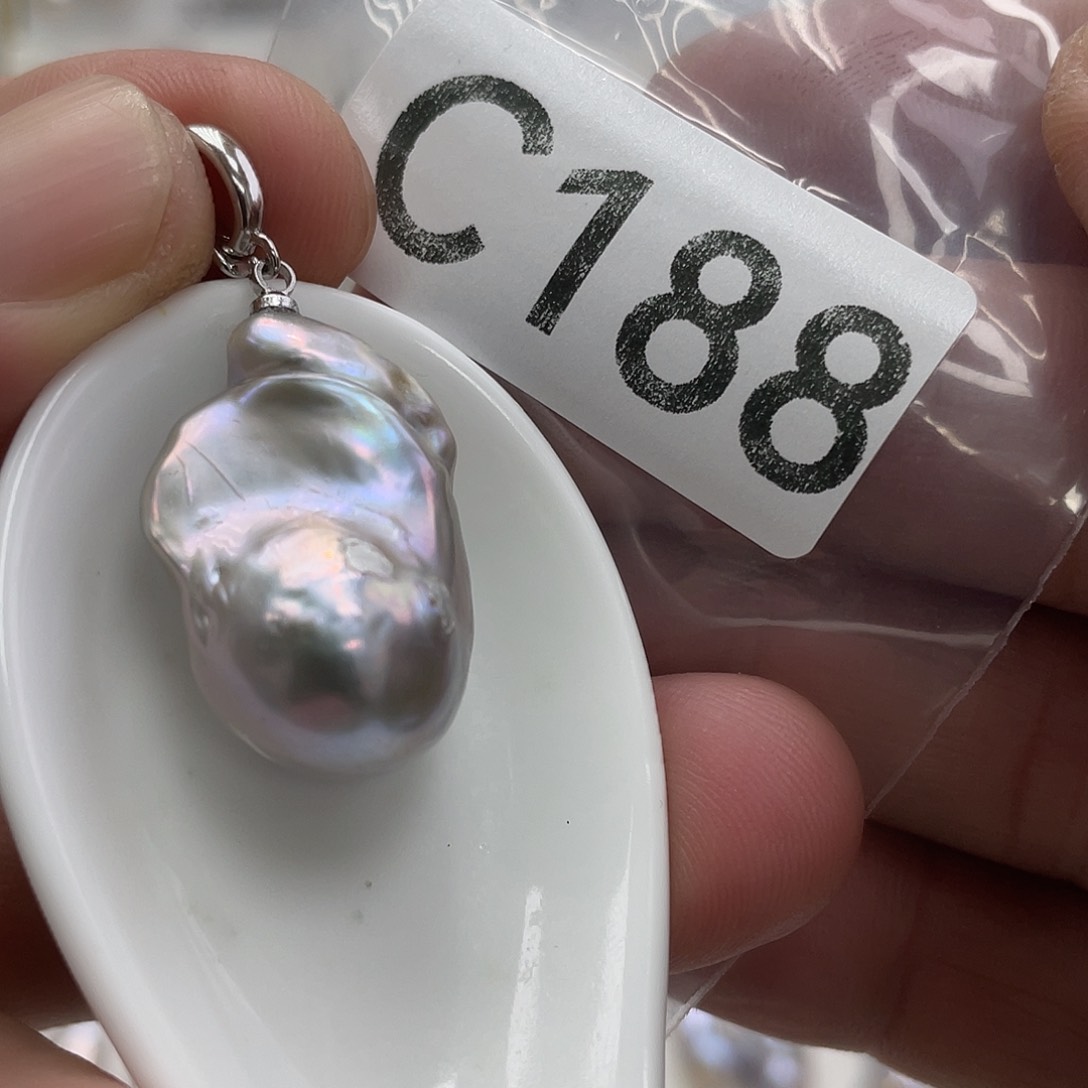 淡水珍珠颈饰银S925镶嵌