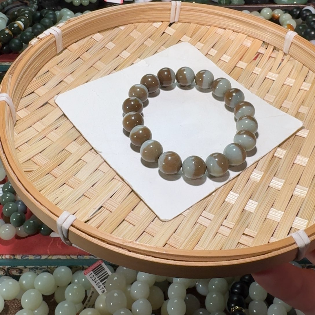 和田玉未镶嵌手链