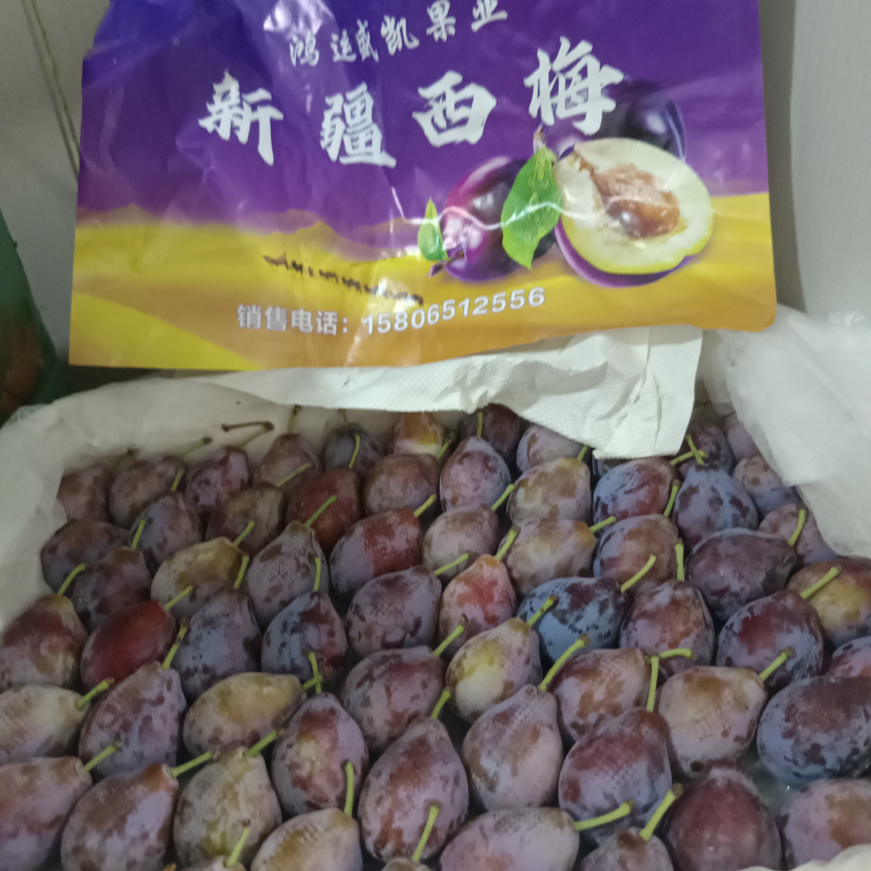 新产区西梅水果（一筐3斤）