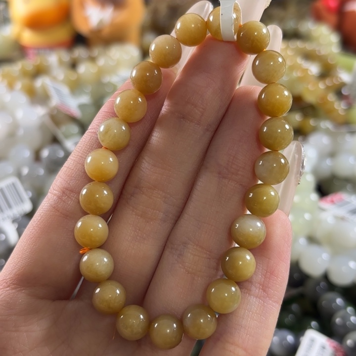 和田玉未镶嵌手链63