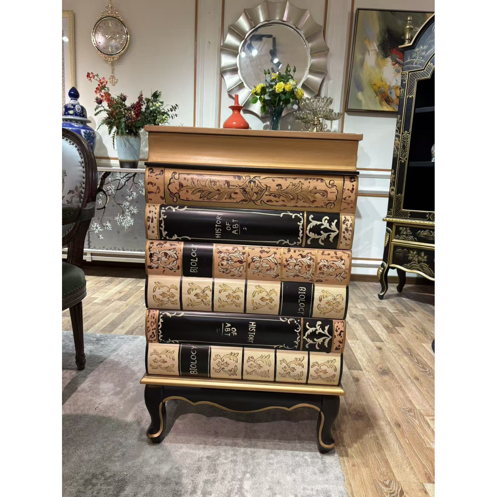 欧式奢华斗柜储物卧室抽屉柜别墅大户型