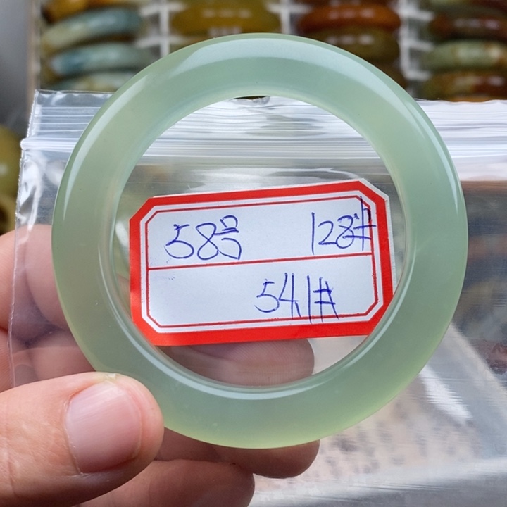 未镶嵌蛇纹石玉手绳天**翼