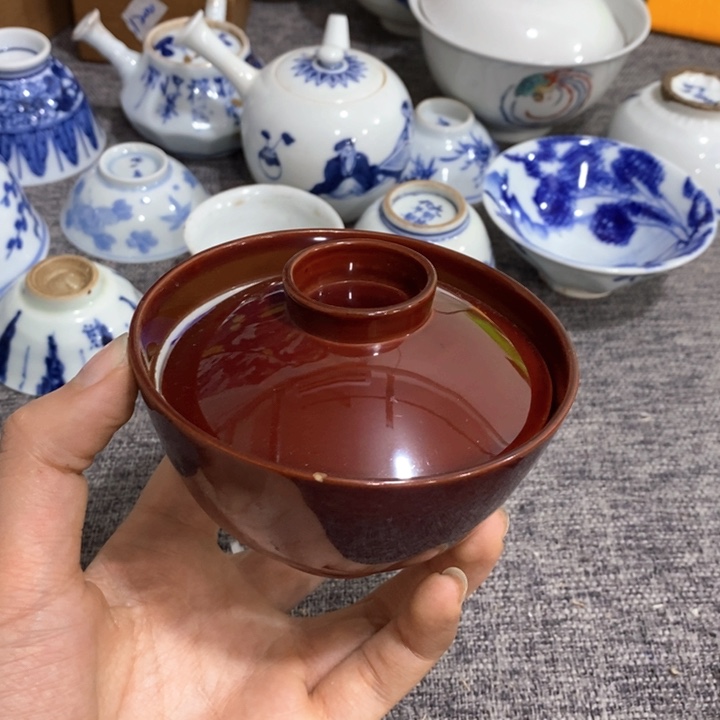 紫砂茶杯非常漂亮好看的碗