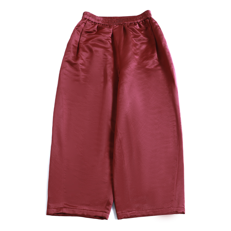 「里外」丽古龙 丝毛  国风高档原创设计中式汉服百搭保暖棉裤