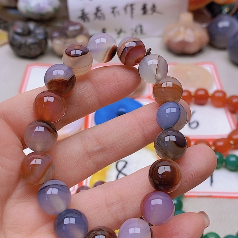 【闪购商品】未镶嵌玛瑙/玉髓珠宝半成品春***花