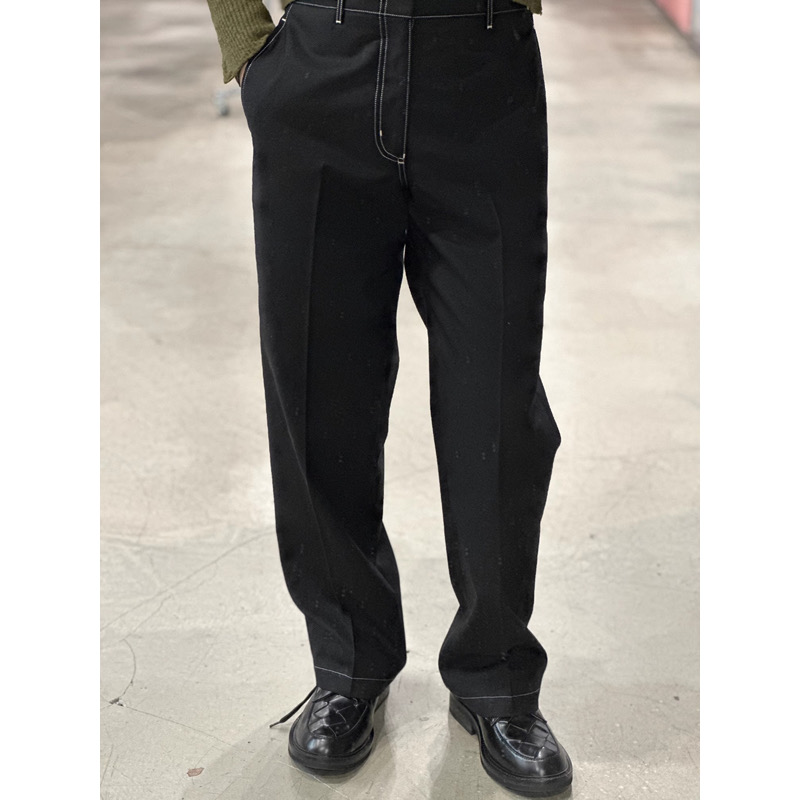 （风尚）LA CALIFFA“9300版 精纺羊毛 ”立体剪裁 轻薄春夏 阔腿长裤