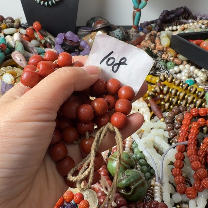 音***庄玛瑙/玉髓未镶嵌颈饰