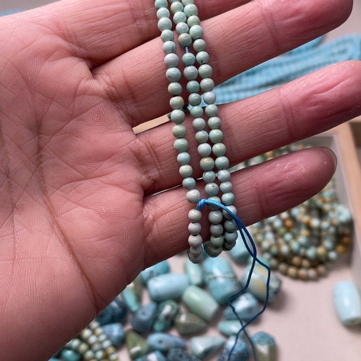 绿松石珠宝奇石未镶嵌