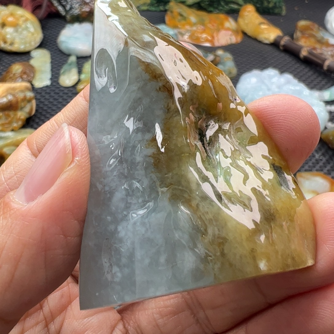 翡翠裸石缅甸翡翠