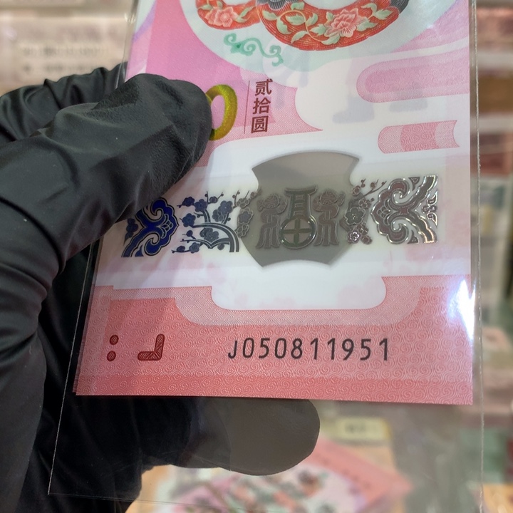 塑料蛇钞金马年份号标十050811951