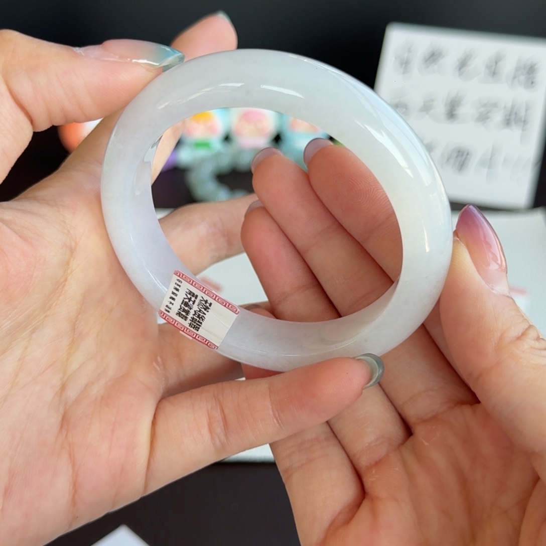 翡翠未镶嵌手镯3号 55.8