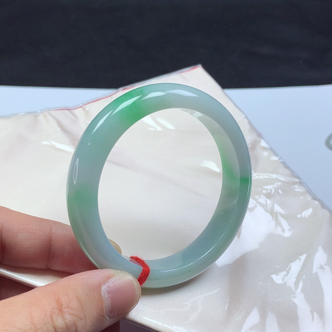 翡翠手镯未镶嵌55正圈