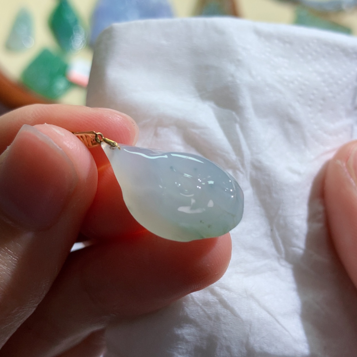 【闪购商品】翡翠吊坠(不含链)未镶嵌 2442