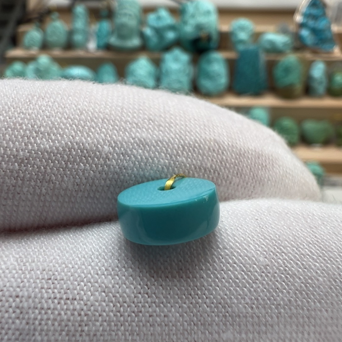 绿松石未镶嵌配饰9.3*3.8