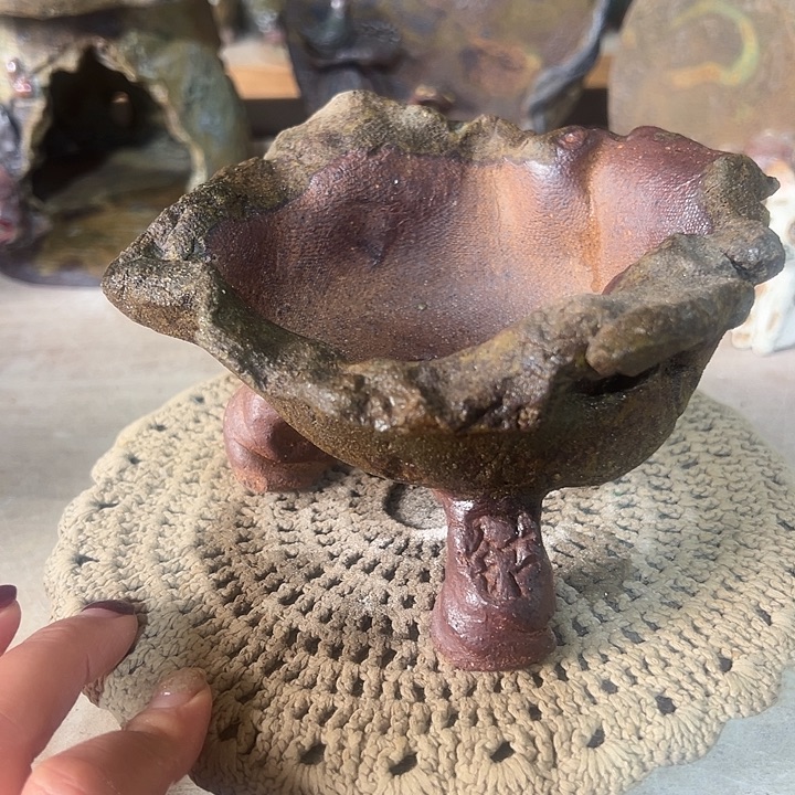 1新店福利手工粗陶高温花盆