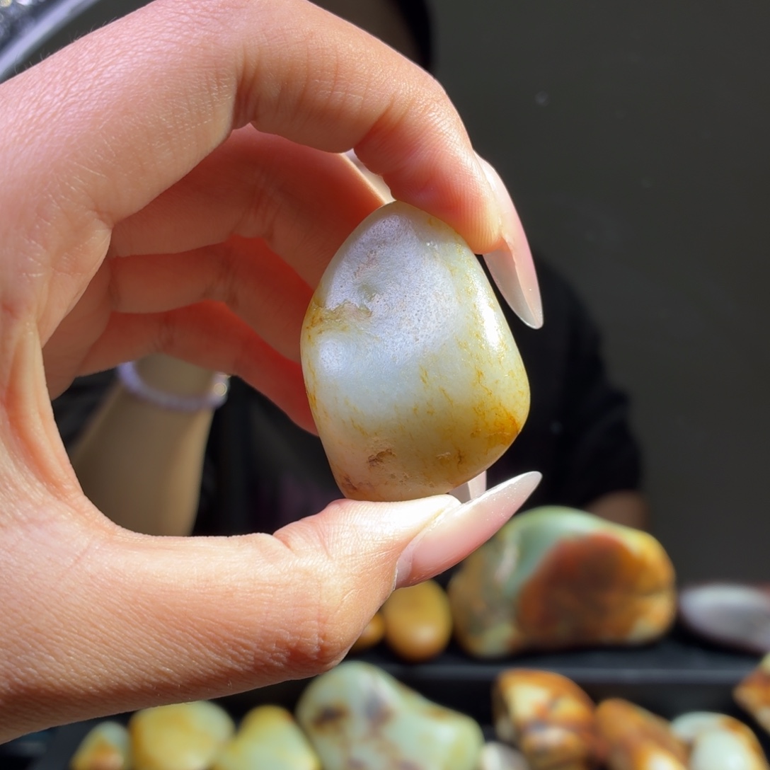 和田玉未镶嵌挂件36