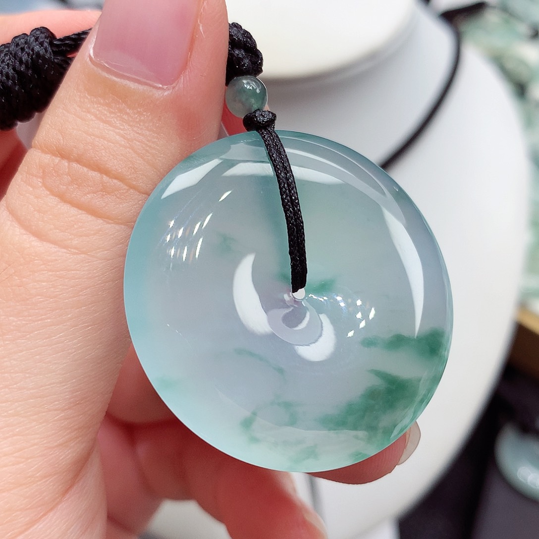 颈饰未镶嵌翡翠翡翠115，35.3/6.2