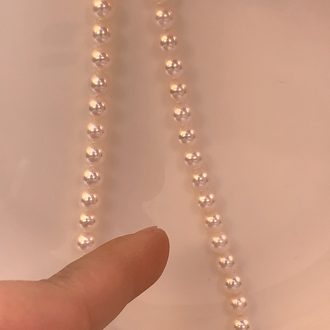 淡水珍珠颈饰银S925镶嵌