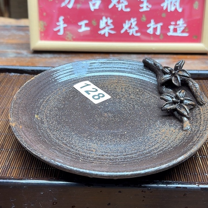 纯手工制作粗陶茶具