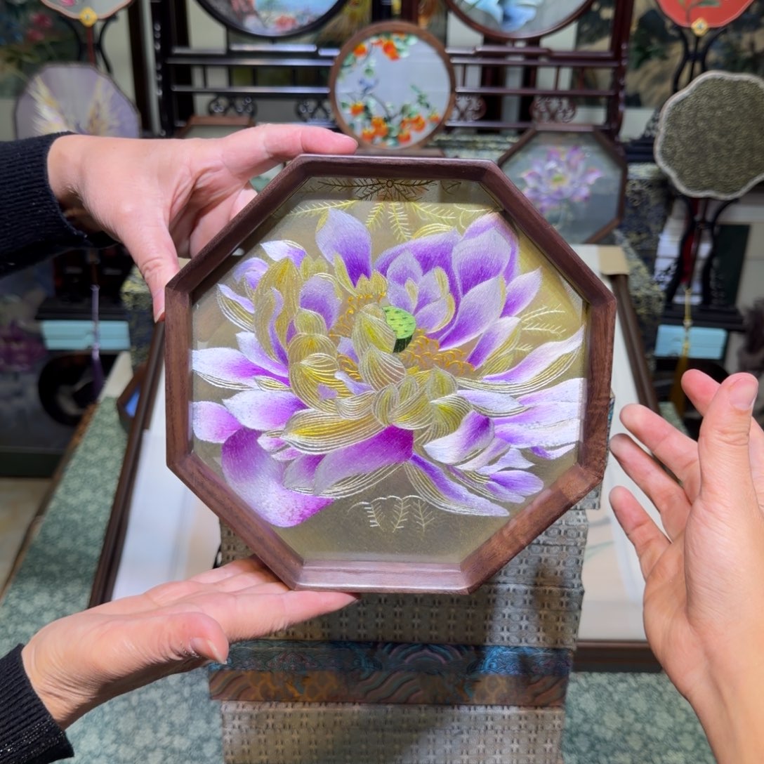 刺绣手工苏绣工艺制作技艺精湛